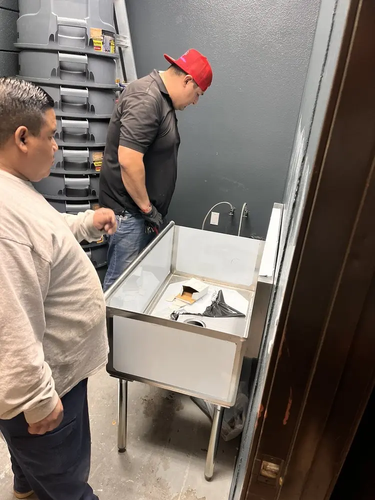 Commercial plumbing and sink installation in Baker City